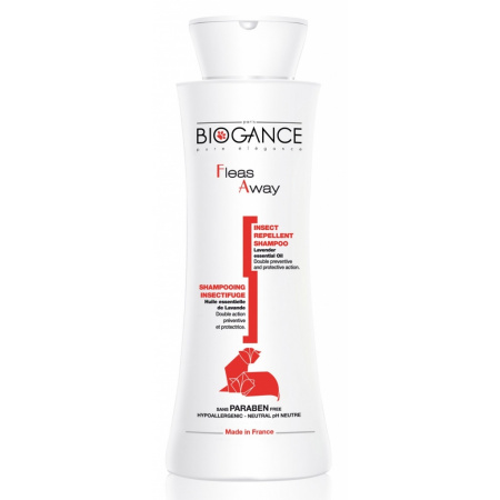 BIOGANCE Fleas Away Cat shampoo 250 ml (Repelentný šampón proti parazitom pre mačky)  