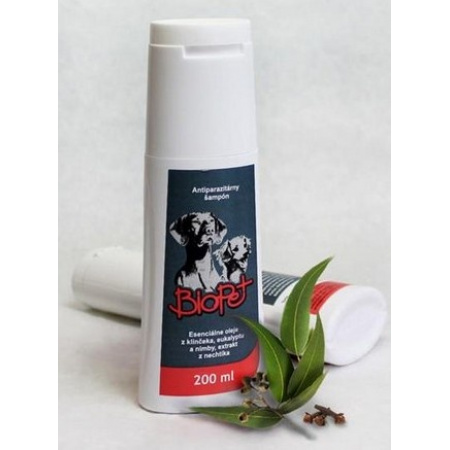 BIOPET - Antiparazitárny šampón pre psov - 200ml 