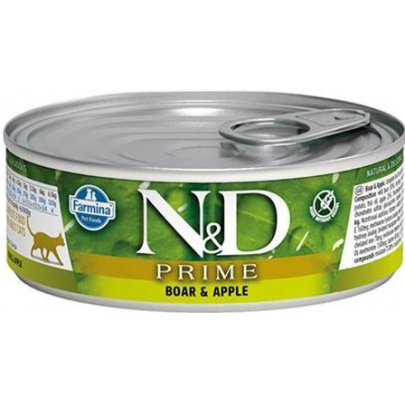 Farmina N&D cat PRIME Boar & Apple konzerva 80 g