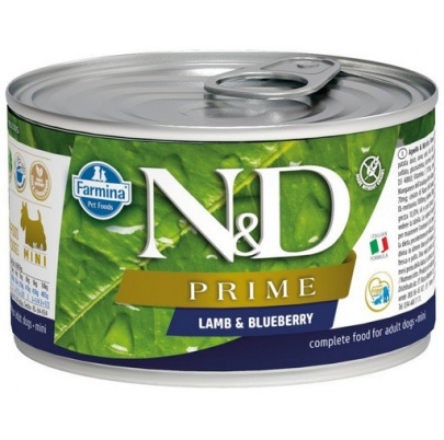 Farmina N&D dog PRIME Lamb & Blueberry konzerva 140 g