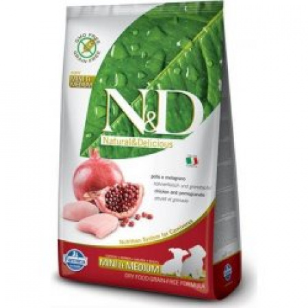 Farmina N&D dog PRIME puppy medium&maxi chicken&pomegranate 12 kg