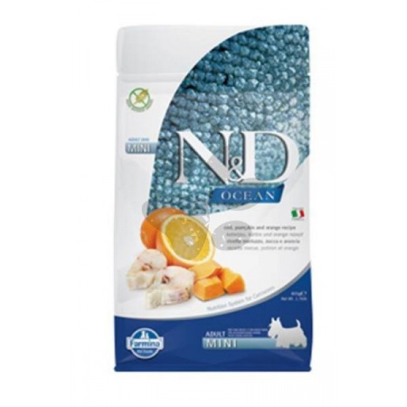 Farmina N&D dog OCEAN PUMPKIN adult mini codfish & orange 7 kg