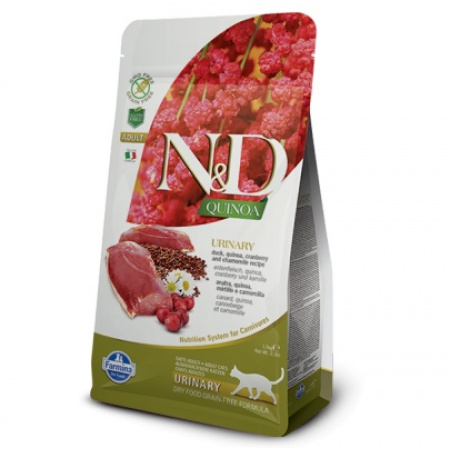 Farmina N&D cat GF QUINOA Urinary Duck 1,5 kg