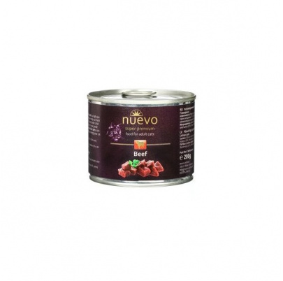 NUEVO cat Adult Beef 400 g konzerva