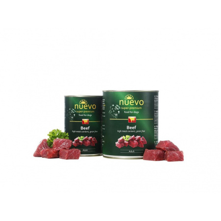 NUEVO dog Adult Beef 800 g konzerva