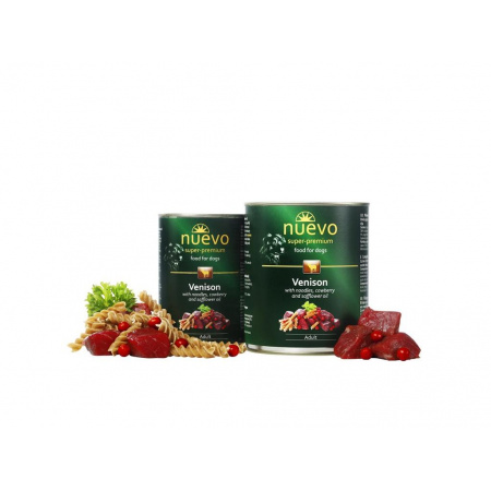 NUEVO dog Adult Venison Menue 800 g konzerva