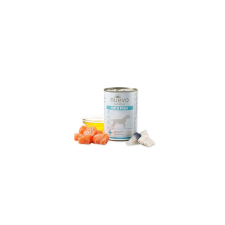 NUEVO dog Sensitive 100% Fish 375 g konzerva