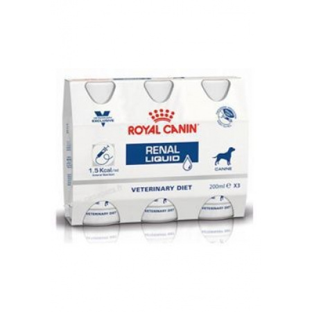 Royal Canin Renal Canine Liquid 3x200ml 