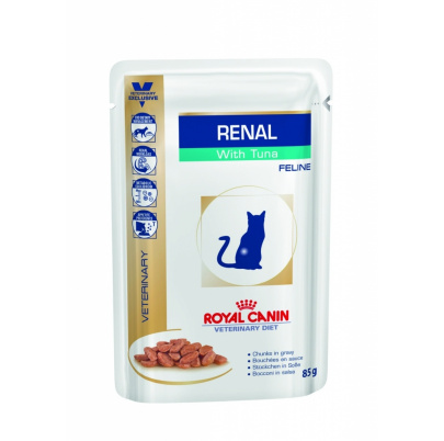 Royal Canin Vet Diet Wet Cat Renal Fish 12 x 85 g kapsička