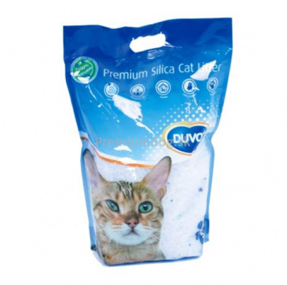 Podstielka DUVO+ pre mačky Premium silikátová 5 L
