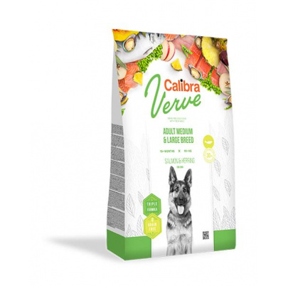 Calibra Dog Verve GF Adult Medium & Large Salmon & Herring 12 kg