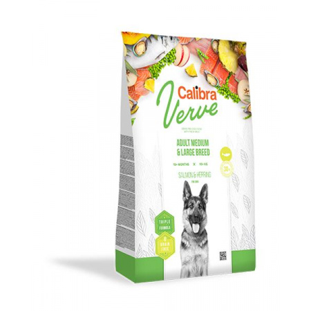 Calibra Dog Verve GF Adult Medium & Large Salmon & Herring 2 kg