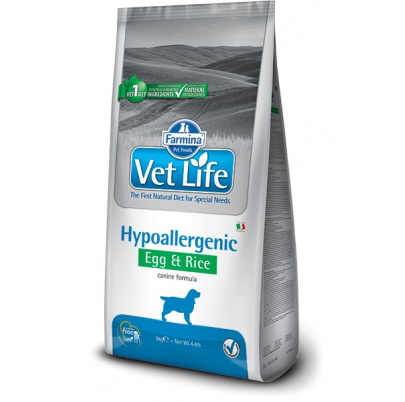 Farmina Vet Life dog Hypoallergenic egg & rice  